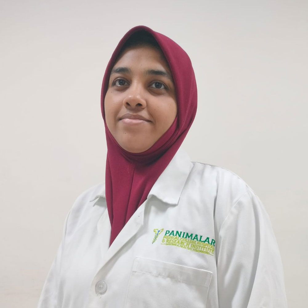 Dr. Shabnam Sajidha 